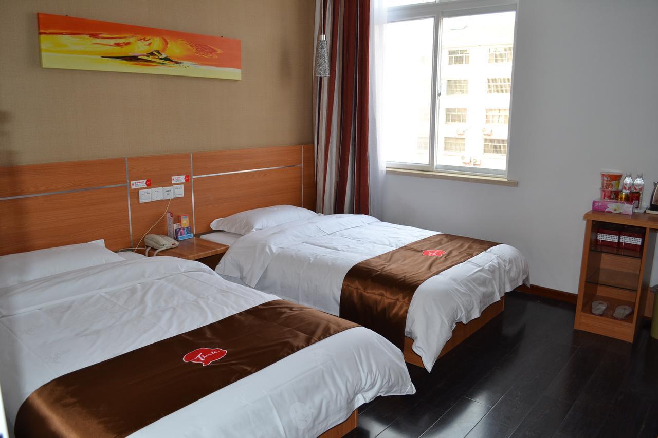 Thank Inn Chain Hotel Zibo Road Dongying Buitenkant foto